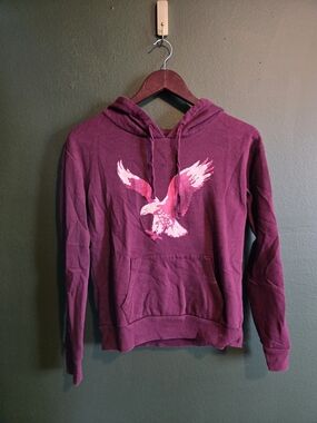 American Eagle Maroon Hoodie